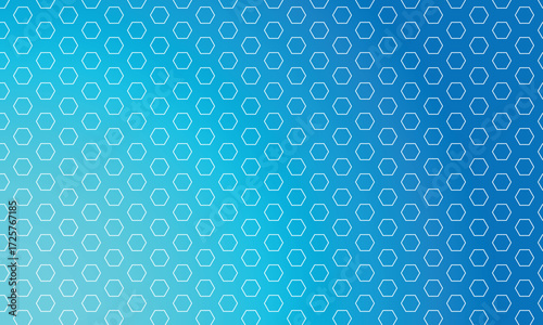 Blue Hexagon Abstract Background and Pattern Design