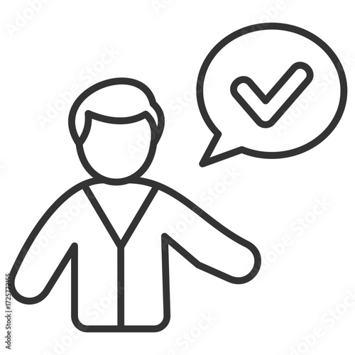 Accept Outline Icon