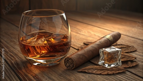 cigar and cognac