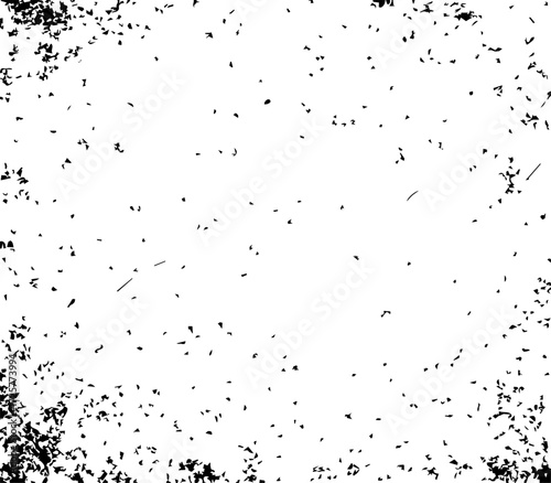 Abstract grunge black and white scratch marks in detailed vector illustration design placed on a background.
