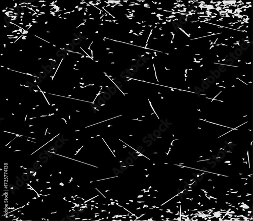 Abstract grunge black and white scratch marks in detailed vector illustration design placed on a background.

