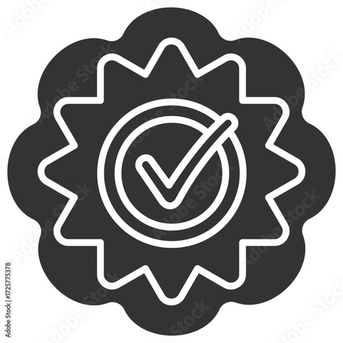 Verified Glyph Icon