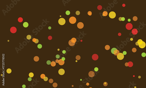 Abstract minimalistic illustration of celestial bodies in space with golden hues