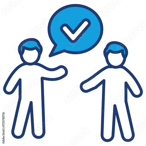Approve Blue Icon