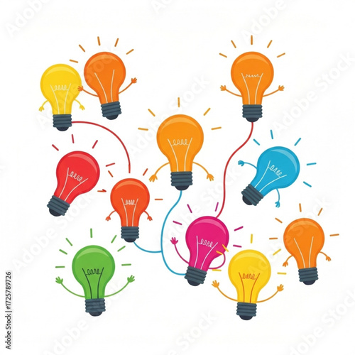 Bright Ideas A Colorful Network of Light Bulbs Sparking Innovation