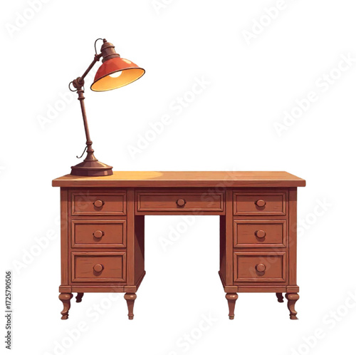 antique desk lamp