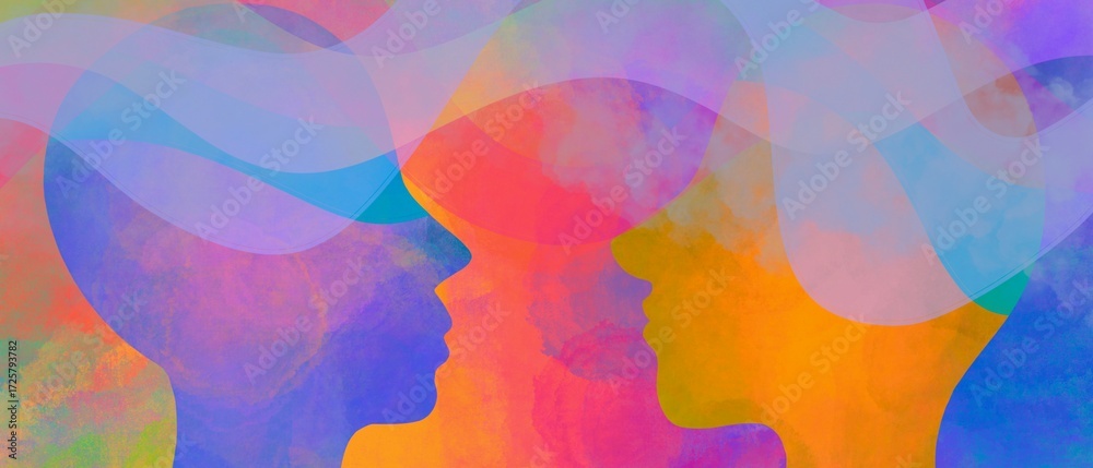 Obraz premium Disegno empatia 