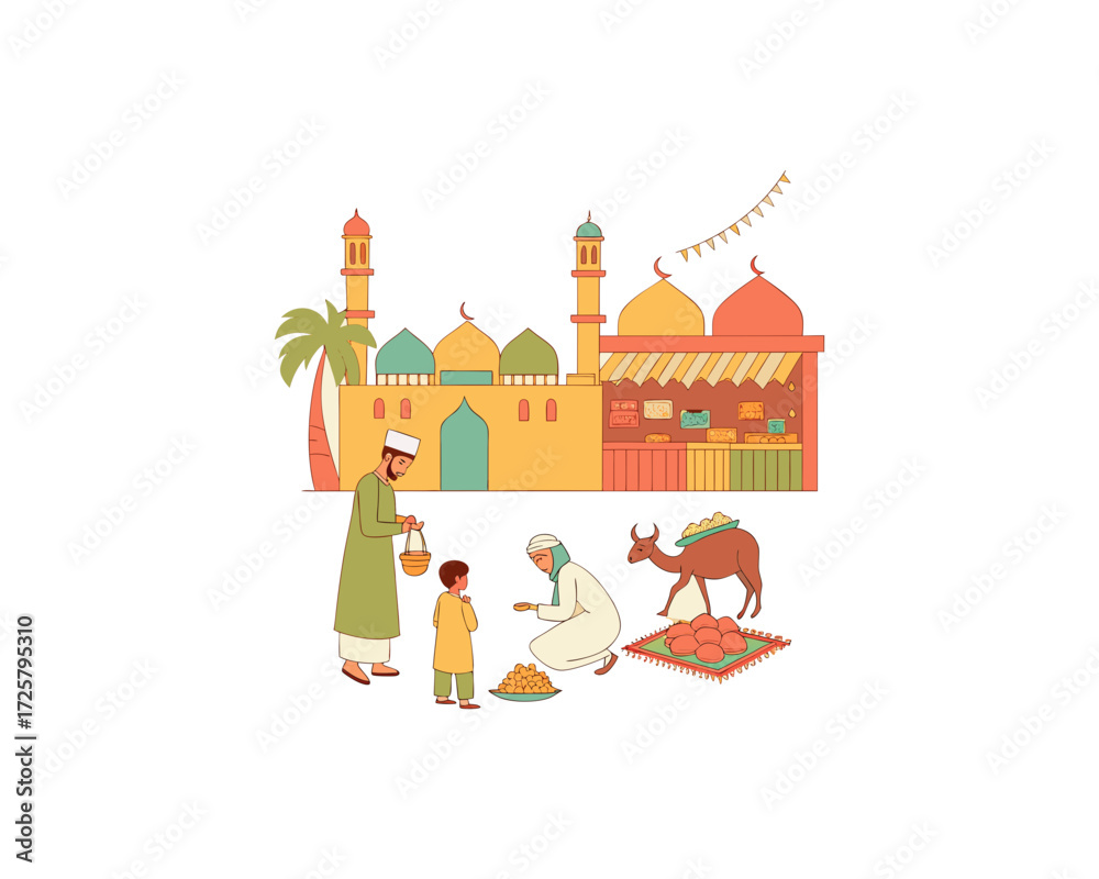Fototapeta premium Qurbani Eid vector Free SVG Download