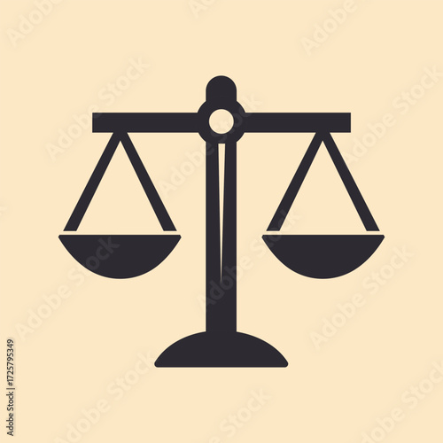 Justice scales symbol concept legal balance law symbolism courtroom judgment righteousness equilibrium