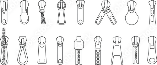 Zipper sliders, zipper pullers, zipper hardware, fashion accessories, garment components, sewing supplies, zipper design, clothing fasteners, metal zipper parts, apparel product development