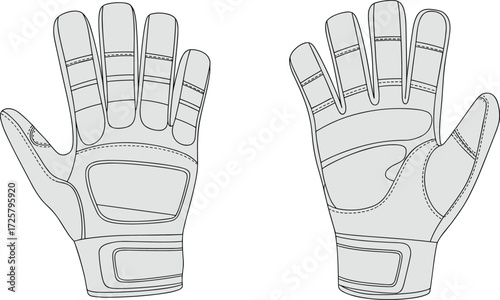 Protective gloves, sports gloves, tactical gloves, padded handwear, reinforced stitching, durable design, wrist strap, safety gear, ergonomic gloves, outdoor activity gloves