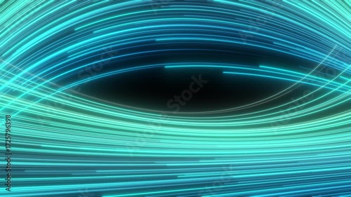 4K hyperloop neon glowing tunnel stripes with flashing light effects. Perfect abstract background for disco, party, VJ loops, concerts, music shows, nightclubs, and modern stage visuals