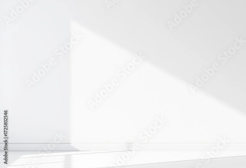 Wallpaper Mural Clean, empty white wall texture mockup for design presentation,  home decor,  design Torontodigital.ca