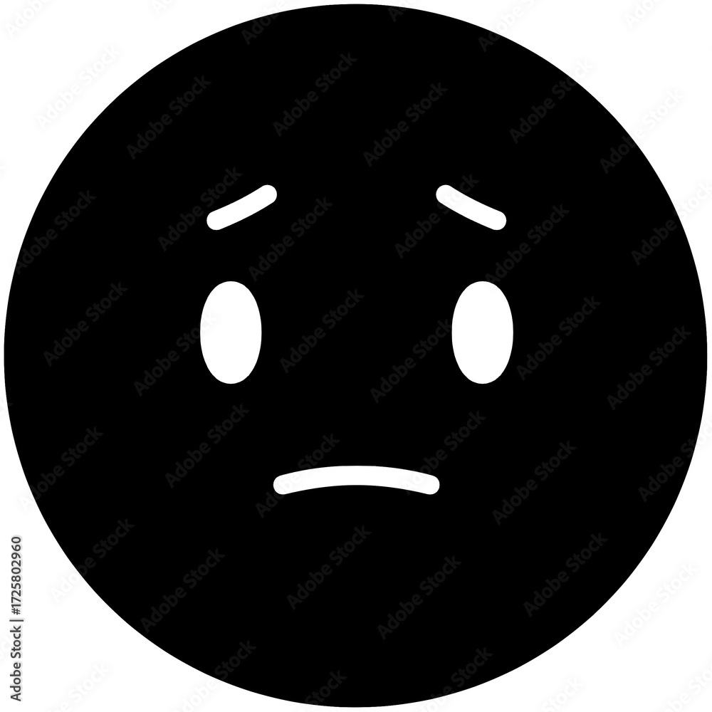 Fototapeta premium 실망 이모티콘