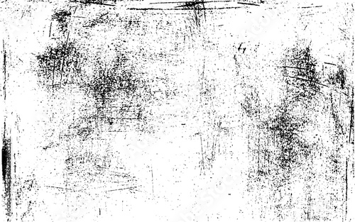 Distress grunge texture background with space. Black and white grunge. Distress overlay texture. Abstract surface dust and rough dirty wall background concept.