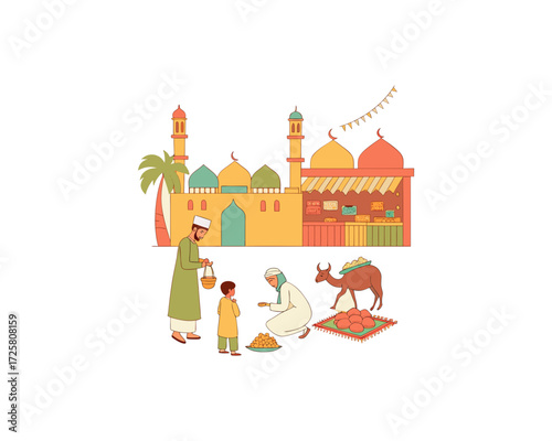 Qurbani Eid vector Free SVG Download
