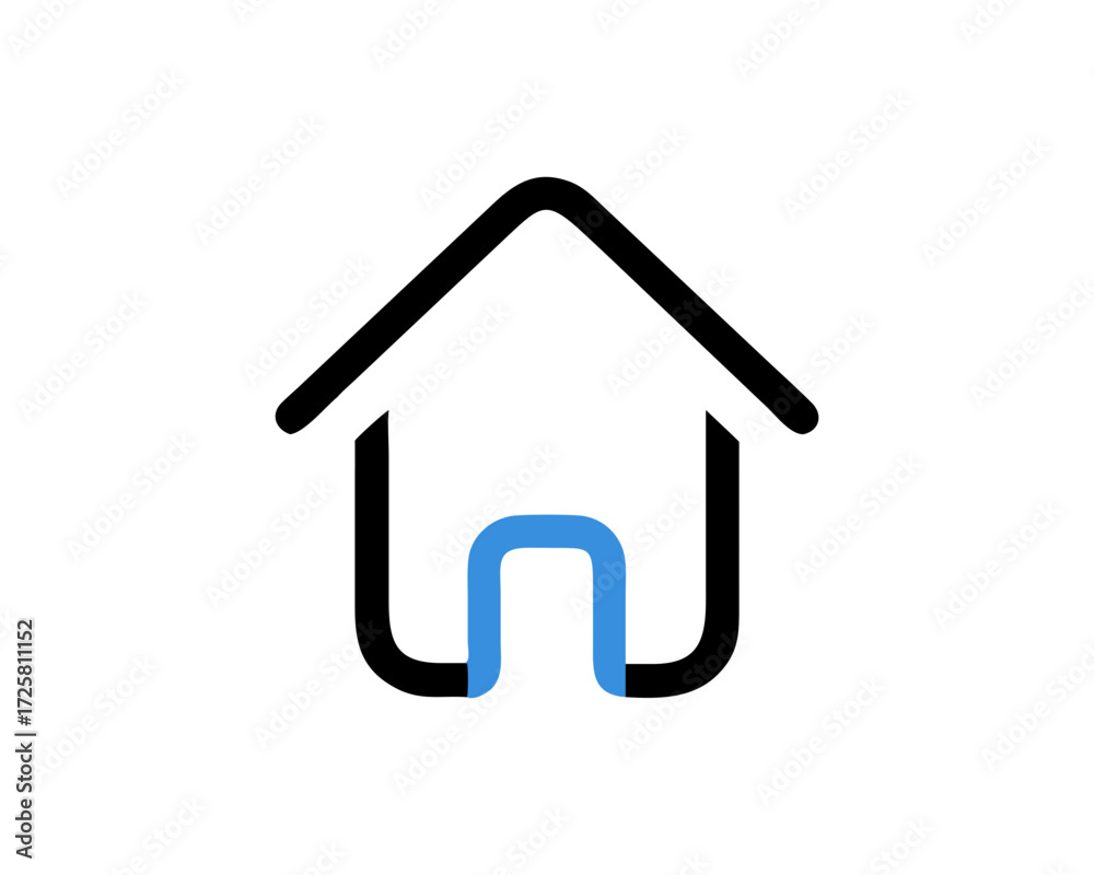 Fototapeta premium Home icon vector And Home Vector Free SVG Download