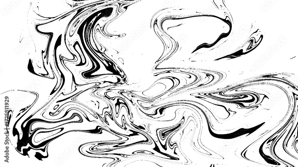 Fototapeta premium Abstract of the black marble pattern, black marble texture, modern black marble background