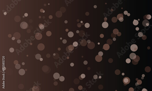 Abstract Brown Bokeh Background Soft Circles Gradient