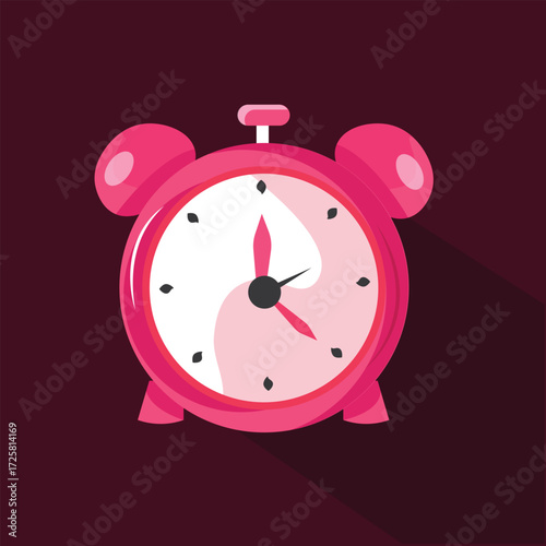 cartoon  alarm clock vector icon..perfect for concepts such as waking up or time management