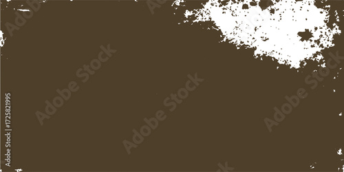 Abstract grunge background with frame for text in green and brown design