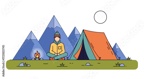 Serene Mountain Camping A Peaceful Escape in Nature