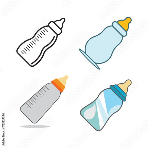 baby milk bottle logo