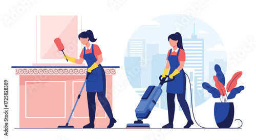 Professional cleaning services for a spotless home and office environment.