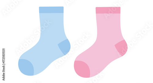 vector illustration of a pair of socks