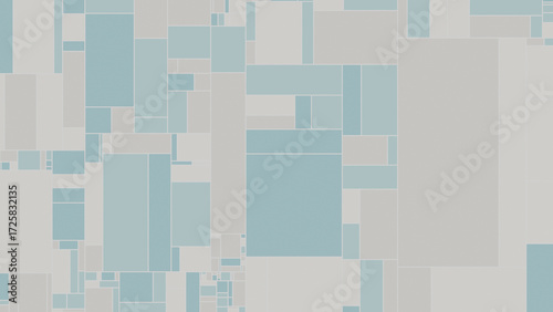 Minimal Infographic Diagram with Rectangular Treemap Design