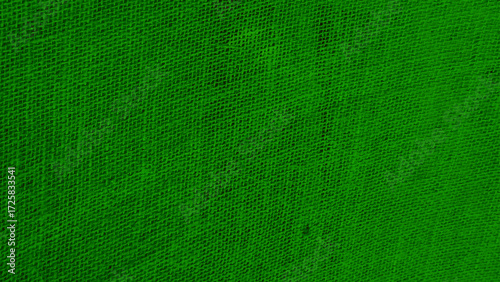 Texture of green burlap