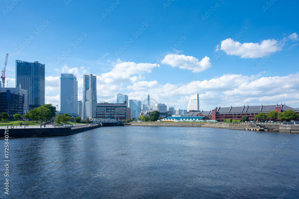 Fototapeta premium 横浜 みなとみらい 風景
