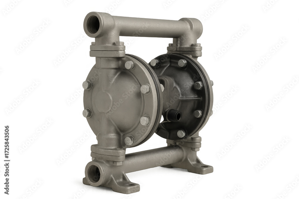 Naklejka premium Air operated double diaphragm pump for industrial applications