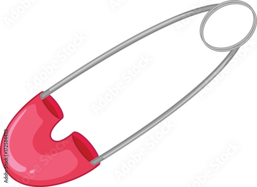  vector illustration of a pin