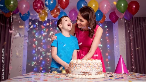 Birthday Celebration with Cake Cutting