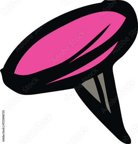 victor illustration of pin