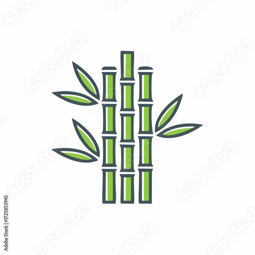 A stylized green heart with leaf veins, symbolizing love for nature, ecology, and environmental consciousness.