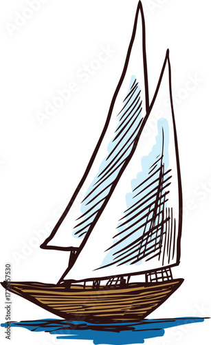 illustration of a ship 