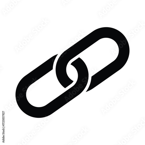 Metal paper clip isolated on white background simple steel clip icon symbol of strength and security