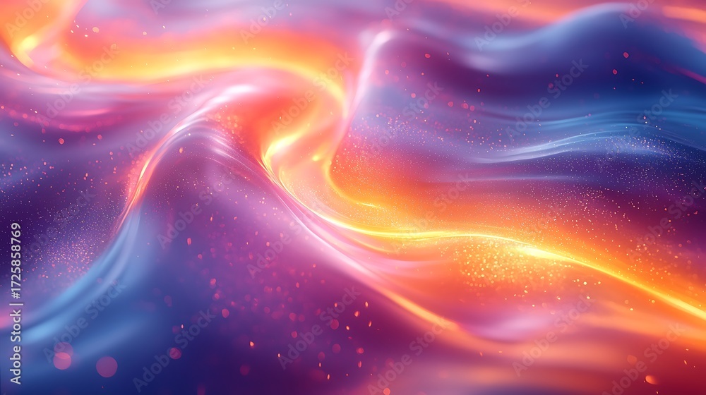 Fototapeta premium Stunning gradient abstract pattern with glowing colors high resolution background