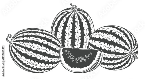 The refreshing taste of a juicy watermelon.