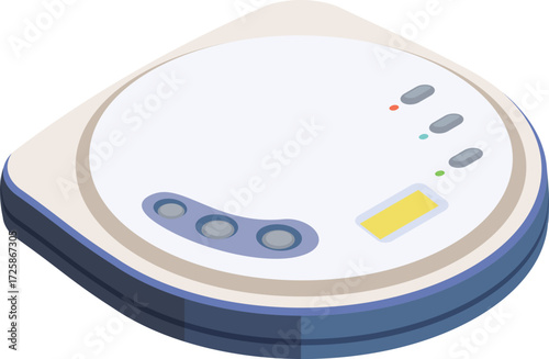 vector illustration of smart gadgets isolated on white  background 