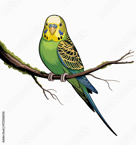 blue tit on branch