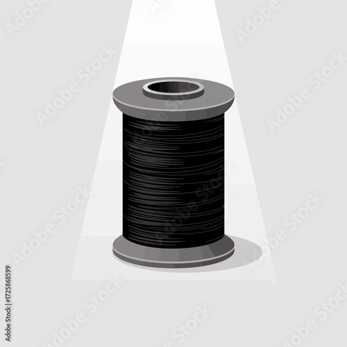 three spools of thread