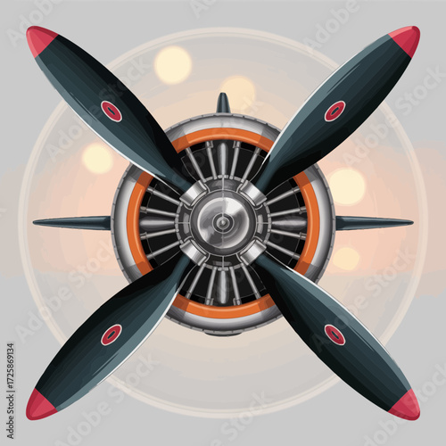 propeller of the plane