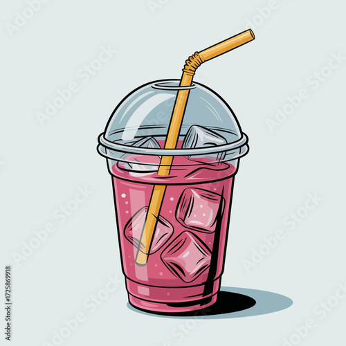 red soda can