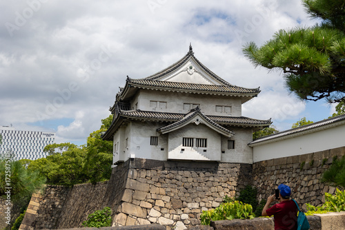 osaka castle wall 