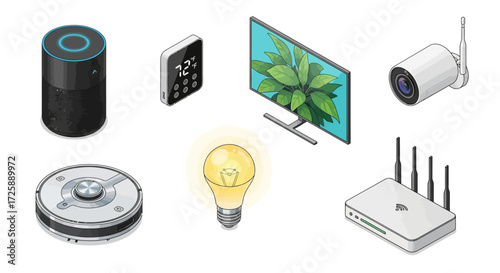 Smart home technology devices and components.