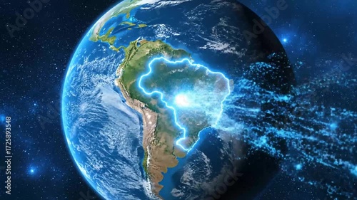 Earth brazil digital network