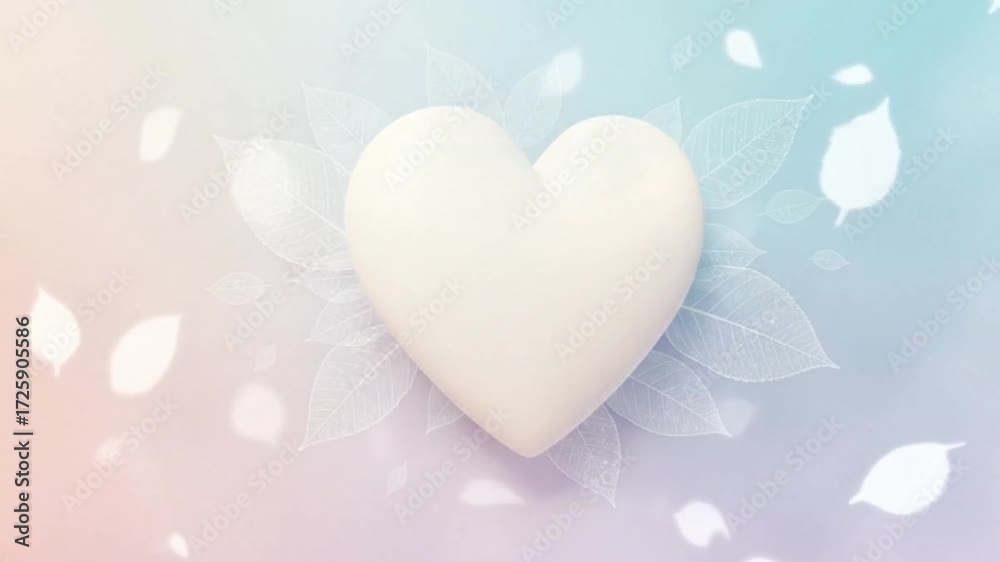 pink heart on the background of the stars and
White heart on the background of the stars